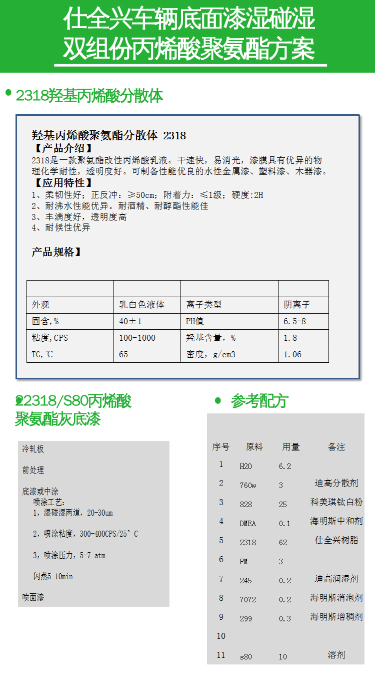 2138羟基丙烯酸树脂分散体